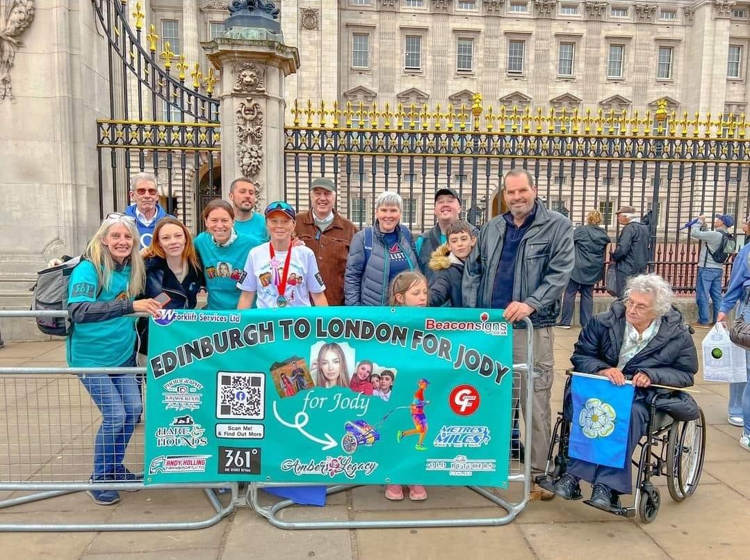 Edinburgh to London in memory of Jody Oxley🌹