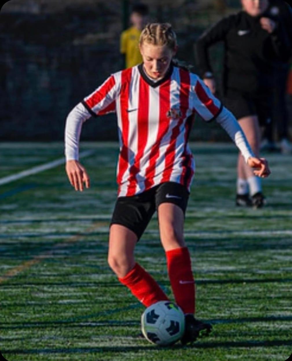⚽ Saisha is actively supporting Ambers legacy and is spreading awareness of the HPV vaccine within her age groups.