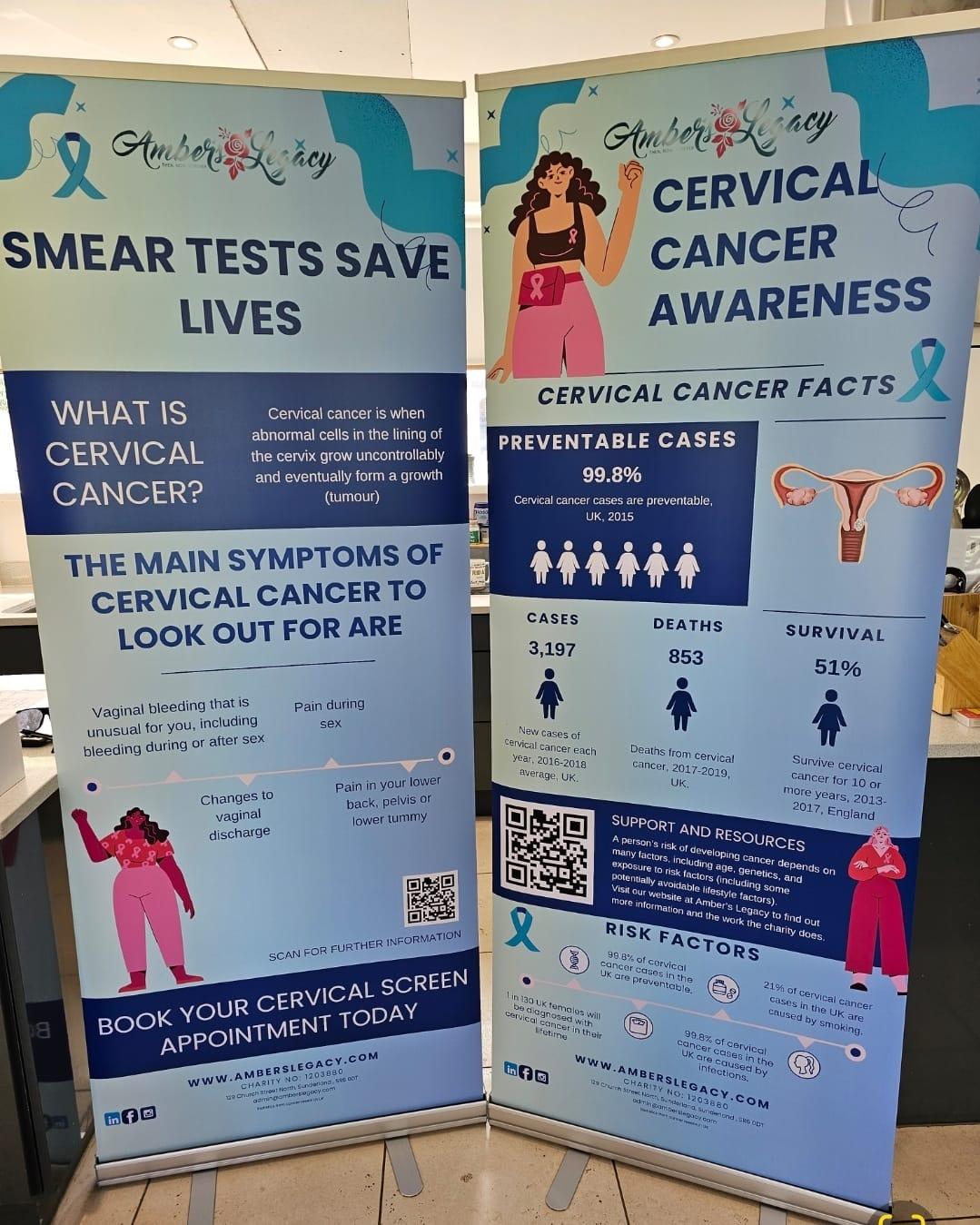 Our latest orders of pull up awareness banners are in!❤️