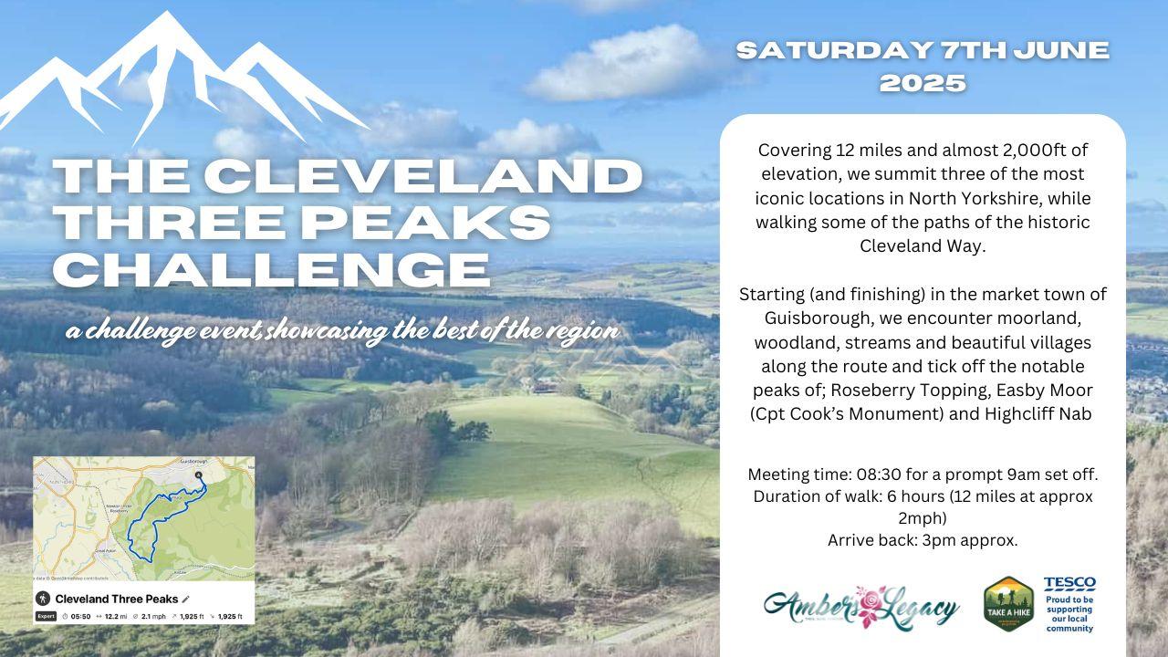 Cleveland 3 Peaks Challenge – Time to Register! 🚶‍♀️